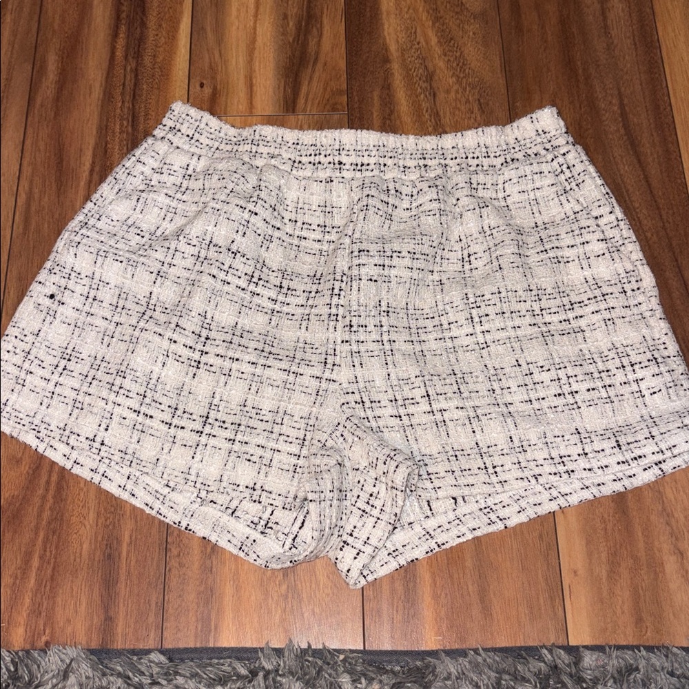 Black and White Women's Shorts